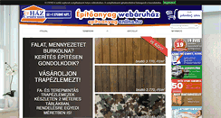 Desktop Screenshot of epitoanyag-online.hu
